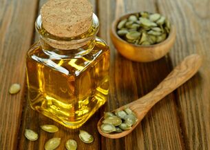 Pumpkin seed oil for douching